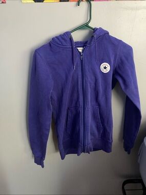 Converse Kids Royal Purple Zip Hoodie